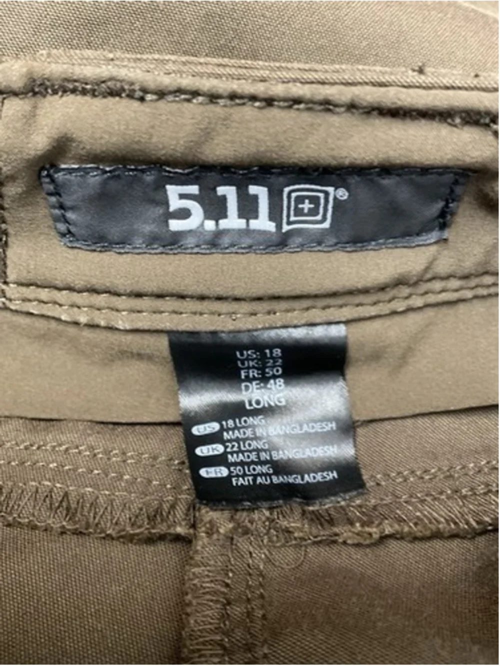 5.11 Tactical Brown Taclite‎ ProRipstop Cargo Pants Outdoor Men 18L (38x33)
